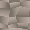 Icke-vävd tapet Damian Refined Dimensions 3D geometrisk grå metallic - modern texturerad tapet