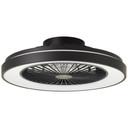 Deckenleuchte Levin, schwarz, 13,7 x 48,5 cm, Deckenventilator mit LED