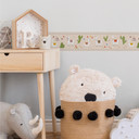 A.S. Création Lovely Kids Frise autocollante enfant - Beige, Vert