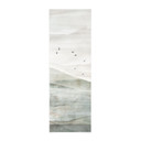 Textielposter Mistig berglandschap Aquarel - Ms Tiff - Panorama