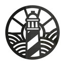 Dekoracja akrylowa morska - Latarnia morska - okrągła
