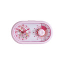 Kinderuhr Tischuhr mit Wecker und Timer-Funktion, Einhorn rosa, 16x9,5 cm