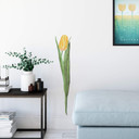 Sticker mural Tulipe jaune 