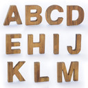 Holz Dekobuchstaben zum Hinstellen