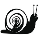 Sticker mural - Escargot 2