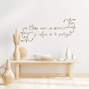 Sticker mural Même avec un miroir