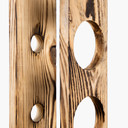 Wand Flaschenregal aus Kiefernholz - 14x110 cm