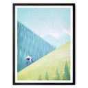 Plakat Rzeki - Les Pyrénées