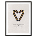 Plakat świąteczny - Candy canes Merry Everything & Happy Always - Orara Studio