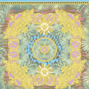 Versace Home tapeta dżungla zielone złoto luksusowa designerska tapeta z włókniny liście palmy