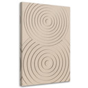 Leinwandbild Sand Kreise