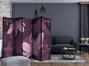 Screen room divider - Drømmende blomster, 3-delt