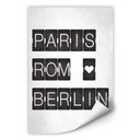 Wallprint W - Paris-Rom-Berlin