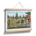 Poster Hästhage i Naturparken - Oliver Robins