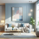 Pintura interior azul semimate I Soft Sky | con efecto calmante | THE COLOR KITCHEN