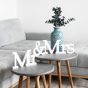 Litery ozdobne 3D Mr & Mrs -Serife-