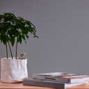 Livingwalls Vliestapete Diamonds Tapete Uni grau, 