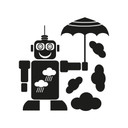 Robot Maddox wallsticker