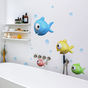 Wallsticker - Agullo - Farverige Fisk