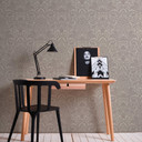 Glasperle tapet i barokstil A.S. Creation non-woven tapet i bronze og brun