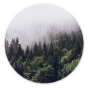 Wandcirkel Foggy Forest