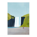 Textielposter Waterval in de bergen - Rivers