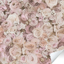 Selvklæbende tapet & møbelfolie - blomster - roser - pink - rulle 840x53 cm 