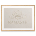 Plakat Namaste z lotosem - Treechild