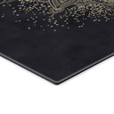 Kogeplade Elegant mandala i sort og guld - Bloomery Decor