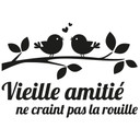 Muursticker Vieille amitié ne craint pas la rouille