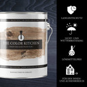 Antracietgrijze houtbeits voor binnen en buiten - zijdeglans 2,5l - The COLOR Kitchen
