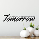 Wallsticker -  Tomorrow
