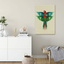 Brązowy obraz na płótnie - Macaw