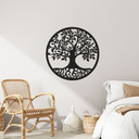 Muursticker Boom met wortels