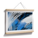 Poster Pennellate Blu Astratto - Cheney
