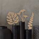 Décoration en bois MDF Fleurs tropicales (3 parties) Hauteur 30 cm