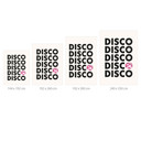 Fototapeta z typografią w stylu retro disco - Kerr-Dineen