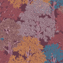 Architects Paper Floral Impression - Papier peint intissé de forêt, violet
