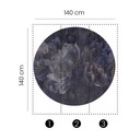 Queen of Night digital tapet i 1,4x1,4m Fashion for Walls 4 af Guido Maria Kretschmer