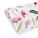 Kvilis tapet med mønster - Tropicana-Flamingo 02