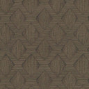 Papier peint intissé, papier peint graphique Secret Garden marron foncé