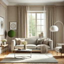 Pintura interior beige mate I Seedy Sunflower | Espacios abiertos y tranquilos | THE COLOR KITCHEN