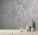 Papier peint floral Novamur Jackie gris nacre