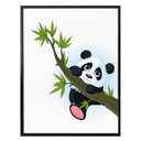 Plakat Climbing Panda