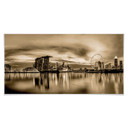 Plakat Xie - Światła w Singapurze - Panorama
