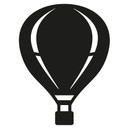 Muursticker Luchtballon