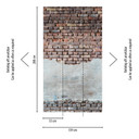 Livingwalls storbyhistorier THE WALL - tapet med steneffekt