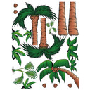 Wallsticker Mega Pakke Crazy Jungle