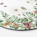 Tableau sur alu-Dibond rond Kikki Belle - Jardin des fées