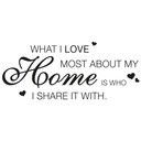 Wallsticker What I love most... 1
